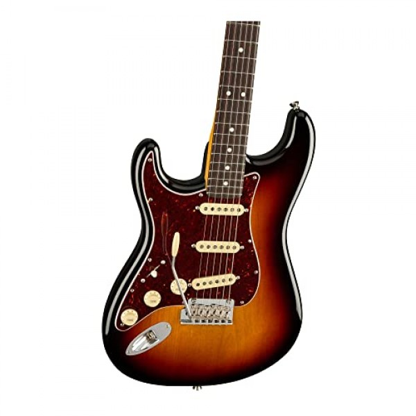Fender American Professional II Stratocaster 왼손잡이 - 로즈우드 핑거보드가 포함된 3색 선버스트