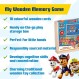 PAW PATROL 1384 나무 메모리 매치 게임, 연령 2세 이상 다색 18개