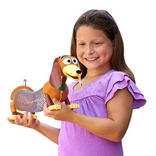 Just Play Disney•Pixar의 토이 스토리 Slinky Dog Pull Toy, 소년과 소녀를 위한 걷는 봄 장난감