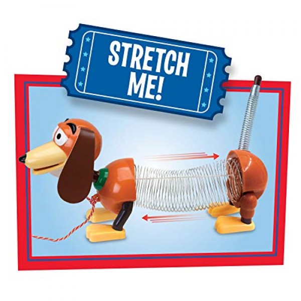 Just Play Disney•Pixar의 토이 스토리 Slinky Dog Pull Toy, 소년과 소녀를 위한 걷는 봄 장난감
