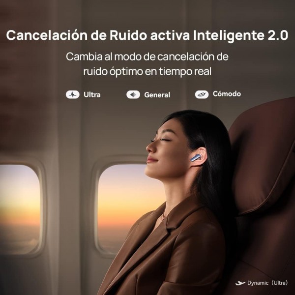 HUAWEI FreeBuds Pro 2 무선 블루투스 헤드폰 Devialet 듀얼 스피커 Crystal Voice ANC 지능형 트리플 EQ 적응형 이중 연결 고해상도 오디오 흰색 38개월 보증