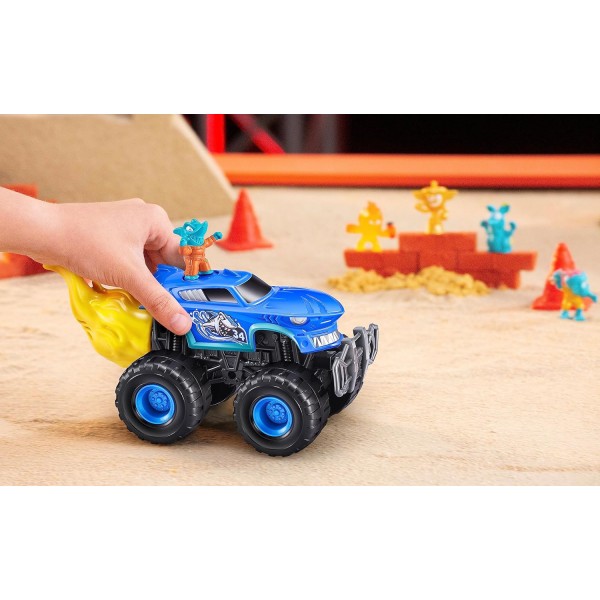 ZURU의 Smashers Monster Truck Surprise, Dino Drifter, Boys, With 25 Surprises, Collectible Monster Truck Surprise(Dino Drifter)