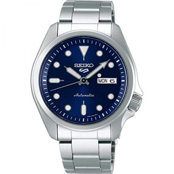 SEIKO SRPE53 5 스포츠 남성용 시계 실버톤 44.6mm 스테인리스 스틸