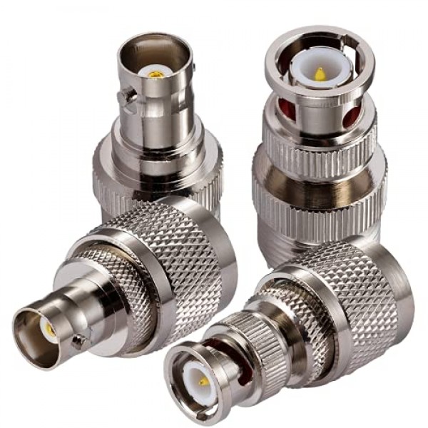 CB 라디오 어댑터 SO239 PL259 UHF - BNC 안테나 어댑터 CB 안테나용 4 키트 CB 공중 햄 라디오 워키토키 휴대용 라디오 양방향 라디오 무선 LAN 장치