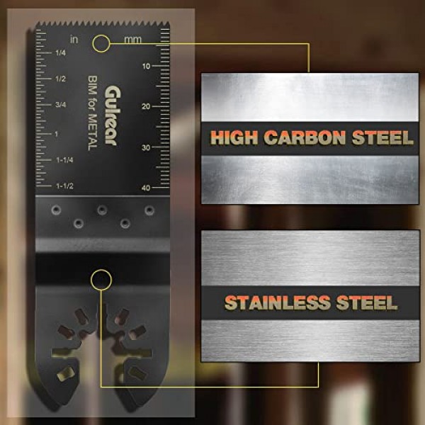 15PCS 범용 진동 도구 진동 톱 블레이드, 목재 금속 플라스틱 용 진동 멀티 도구 퀵 릴리스 톱 블레이드, Fit Fein 멀티 마스터 포터 케이블 Bosch Ryobi Dewalt Milwaukee Rockwell