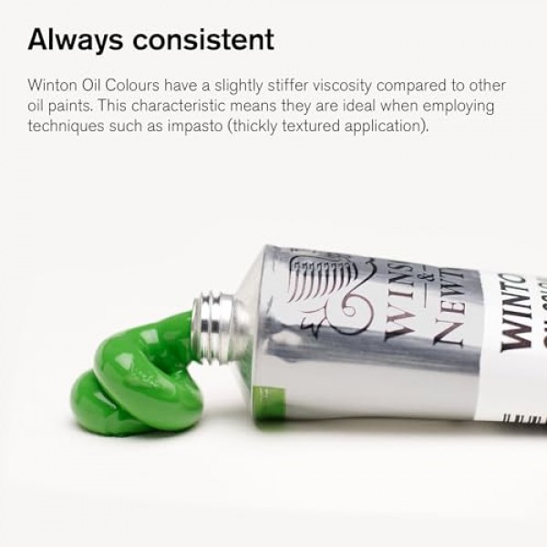 Winsor & Newton Winton 유성 페인트, 스타터 세트, 10 x 37ml 튜브, 1.25 Fl Oz(10개 팩)