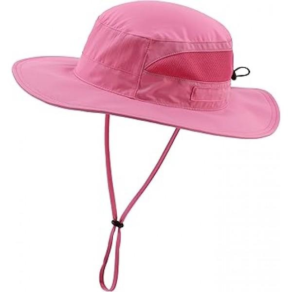 Connectyle 여성용 UPF 50+ 사파리 태양 모자 통기성 자외선 차단 낚시 모자