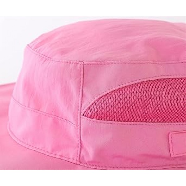 Connectyle 여성용 UPF 50+ 사파리 태양 모자 통기성 자외선 차단 낚시 모자