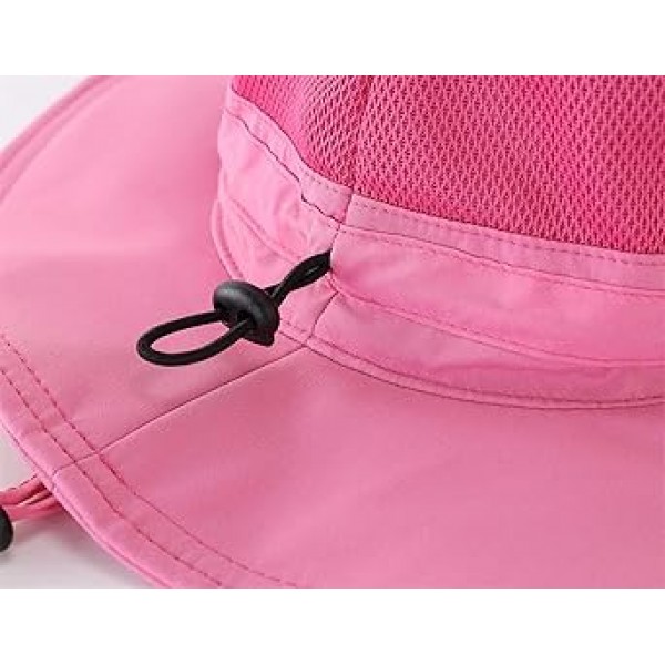 Connectyle 여성용 UPF 50+ 사파리 태양 모자 통기성 자외선 차단 낚시 모자