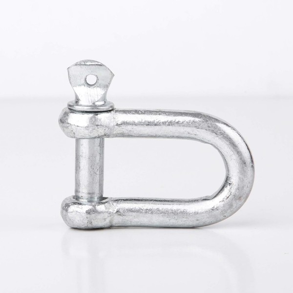 (2개 팩) 아연 도금 강철 걸쇠 14mm, D Links 후크 걸쇠 클립. 중장비 건설용 강철 사슬 강철 걸쇠 (2)