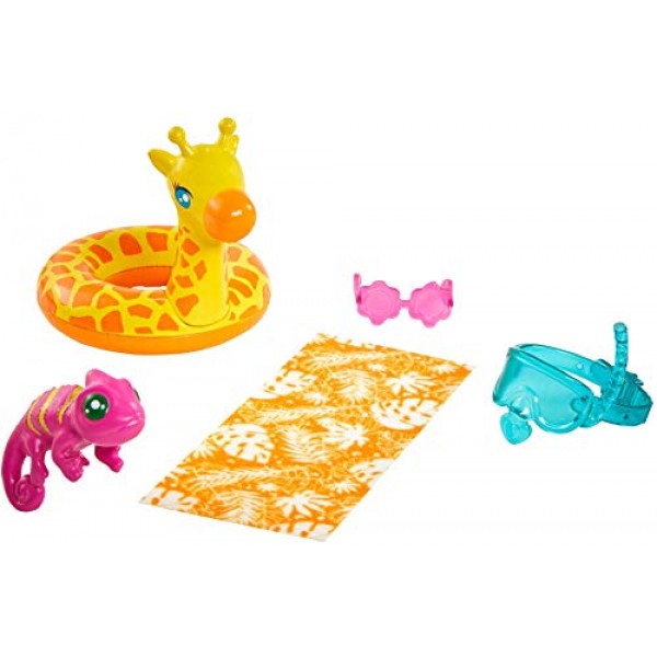 Barbie and Chelsea The Lost Birthday Playset with Chelsea 인형(금발, 6인치), 정글 펫, 플로티 및 액세서리, 3~7세용 선물