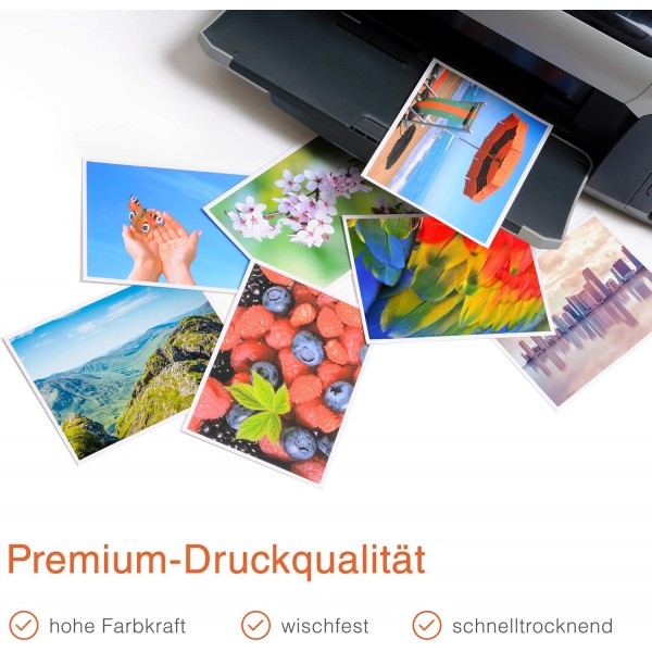 Canon PGI-525 CLI-526 XL Pixma MG 5250/MG 5350 MG 6100 IP 4800 IP 4820 IP 4840 IP 4850과 호환되는 Gorilla 잉크 20 카트리지 XXL