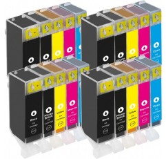 Canon PGI-525 CLI-526 XL Pixma MG 5250/MG 5350 MG 6100 IP 4800 IP 4820 IP 4840 IP 4850과 호환되는 Gorilla 잉크 20 카트리지 XXL