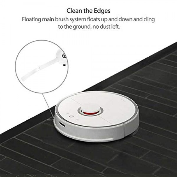 Roborock E25 E4 S5 S6 E20 E35 C10 S50 S51 S4 Xiaomi Mi Mijia, 10 팩, (메인 브러시 2개 + 사이드 브러시 4개 + 필터 4개)와 호환되는 교체 액세서리 키트
