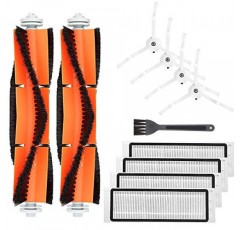 Roborock E25 E4 S5 S6 E20 E35 C10 S50 S51 S4 Xiaomi Mi Mijia, 10 팩, (메인 브러시 2개 + 사이드 브러시 4개 + 필터 4개)와 호환되는 교체 액세서리 키트