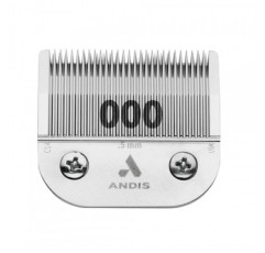 Andis – 64480, 세라믹 엣지 탄소 주입 분리형 0.5mm 클리퍼 블레이드 - 밀착 커팅, 바디 그루밍 블레이드 - 대부분의 Andis, Oster A5, 시리즈 클리퍼와 호환 가능 - 크기 1/50 절