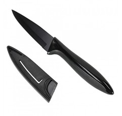 Chef Craft 프리미엄 껍질 벗기기 칼(칼집 포함), 3인치 블레이드 길이 8인치, 검정색