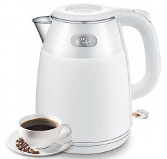 베어 전기 주전자, 1.5L 급속 끓는 물 보일러, 내부가 스테인레스 304, 자동 차단 및 끓임 건조 방지 기능이 있는 1500W 차 주전자, 차와 커피에 적합한 전기 주전자