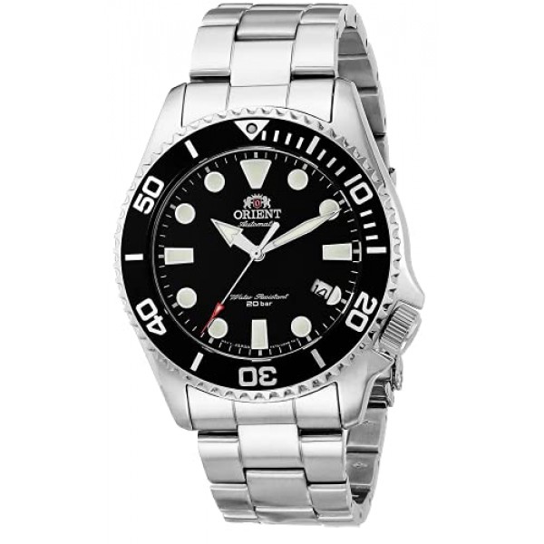 Orient 남성용 일본식 오토매틱/핸드 와인딩 200 M 다이버 스타일 시계 RA-AC0K