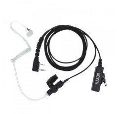 마이크가 있는 Baofeng 워키토키용 헤드셋 Reteivs Kenwood와 호환되는 2핀 어쿠스틱 튜브 헤드셋(1개)