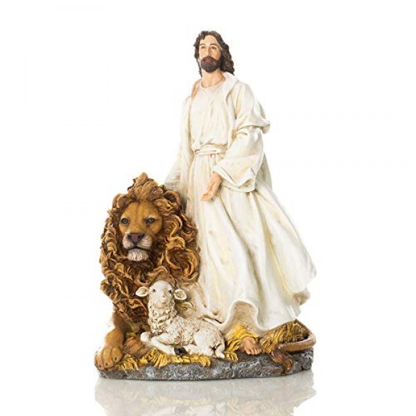 Joseph's Studio by Roman - 예수와 사자와 양 그림, 르네상스 컬렉션, 12