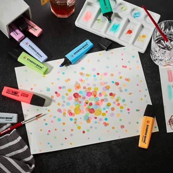 스타빌로 하이라이터 BOSS ORIGINAL ARTY - 10개들이 지갑 - 따뜻한 색상