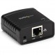 StarTech.com 10/100Mbps 이더넷 - USB 2.0 네트워크 인쇄 서버 - Windows 10 - LPR - LAN USB 인쇄 서버 어댑터(PM1115U2), 검정, 22.9mmx53.3mmx53.3mm 단일