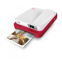Kodak Smile 클래식 즉석 필름 디지털 카메라 + Bluetooth, 16MP, 35매 인쇄/충전 – 스타터 팩 3.5 x 4.25인치 아연 종이, 스티커 프레임 에디션