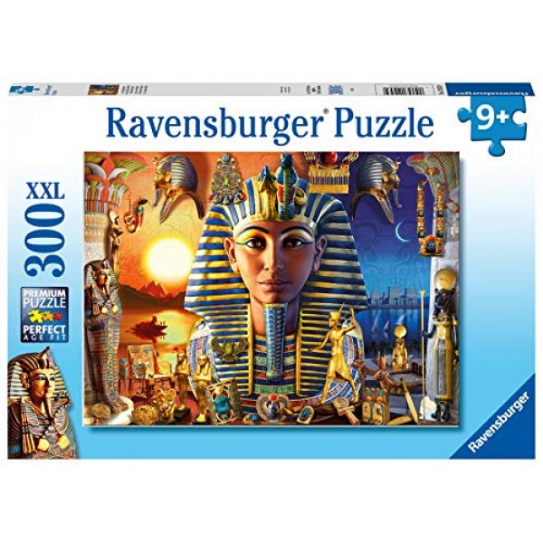 Ravensburger 파라오의 유산 어린이를 위한 300피스 XXL 직소 퍼즐 - 12953 - 모든 조각은 독특하며 조각이 완벽하게 맞습니다. 완성 시 크기는 20 x 14인치(50 x 36cm)입니다.
