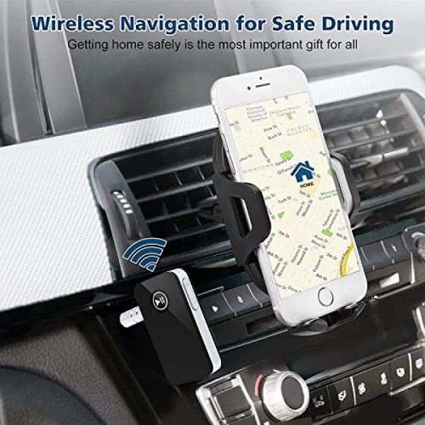 ELECTRIC GIANT Bluetooth 수신기 Bluetooth 5.0 무선 수신기 휴대용 Bluetooth 어댑터 차량용 스피커 시스템 및 스테레오 3.5m AUX 001을 갖춘 휴대폰용 오디오 장치