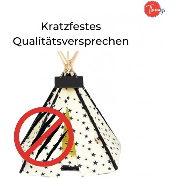 개와 고양이를 위한 thematys 애완동물 텐트 개 사육장 개집 - 쿠션 개 침대 고양이 바구니가 있는 천막 - 빨 수 있는 (M, 스타일 2) M 스타일 2