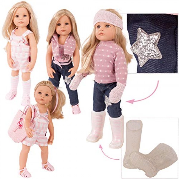 Gotz Hannah 사계절 - 매 시즌 추가 의상 및 액세서리가 포함된 19.5