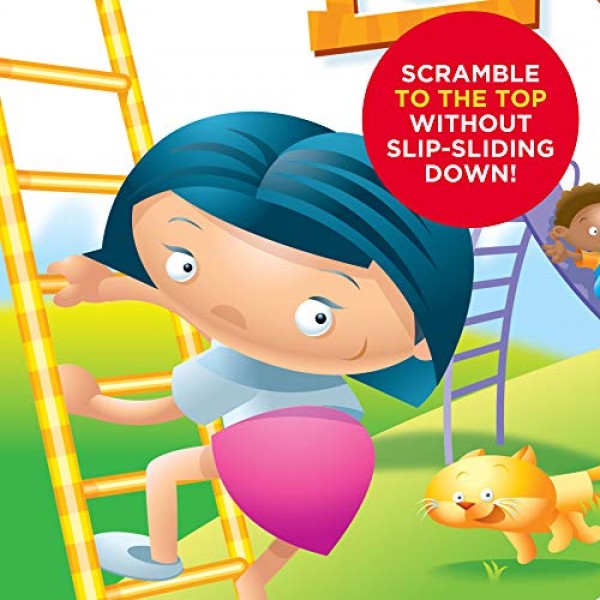 Hasbro 게임 낙하산 및 사다리 보드 게임, 2~4인용, 3세 이상 어린이를 위한 부활절 선물 또는 바구니 채우기(아마존 독점)