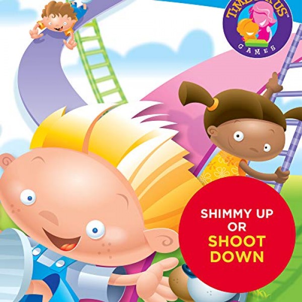 Hasbro 게임 낙하산 및 사다리 보드 게임, 2~4인용, 3세 이상 어린이를 위한 부활절 선물 또는 바구니 채우기(아마존 독점)