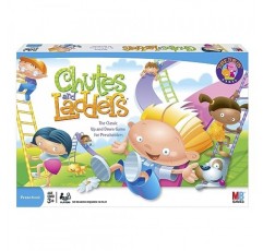 Hasbro 게임 낙하산 및 사다리 보드 게임, 2~4인용, 3세 이상 어린이를 위한 부활절 선물 또는 바구니 채우기(아마존 독점)