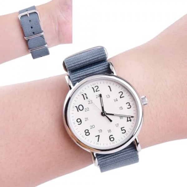 Ritche 군용 탄도 나일론 스트랩 8 팩 18mm 20mm 22mm 시계 밴드 나일론 교체 시계 스트랩 남성용 여성용, 발렌타인 데이 선물