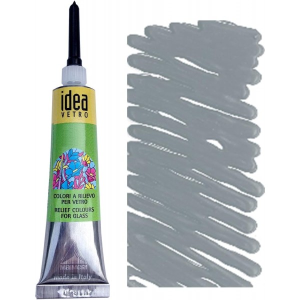 MAIMERI IDEA 컬러 릴리프 유리용 20ml 튜브 실버