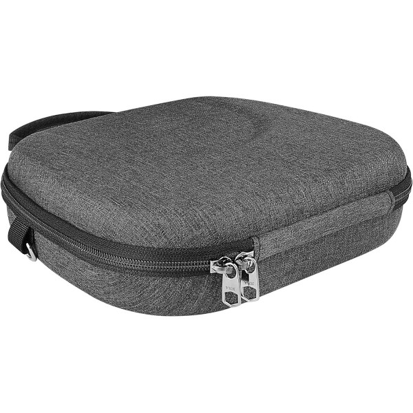 AirPod Max 이어폰 케이스와 호환되는 Geekria Shield 이어폰 케이스 스마트 케이스 및 액세서리 보관을 위한 공간이 있는 교체용 하드 쉘 여행용 휴대용 케이스(다크 그레이