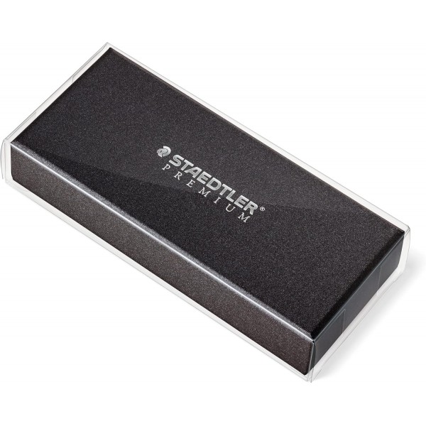 STAEDTLER Initium Resina 만년필, 고급 블루 레진, B, 독일산, 우아한 선물 포장 포함, 9PB113B