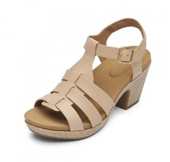 Rockport 여성용 Vivianne 우븐 힐 샌들