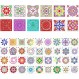 CDIYTOOL 48 Pcs 만다라 스텐실, 재사용 가능한 페인팅 스텐실 타일 템플릿 DIY DIY 록 우드 벽 도트 페인팅 아트 프로젝트 도어 테이블 창 록스 벽 아트 스크랩북