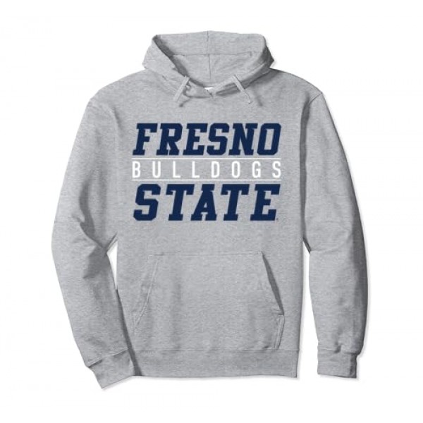 프레즈노 주립대학교 Bulldogs Between The Lines 풀오버 후디