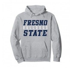 프레즈노 주립대학교 Bulldogs Between The Lines 풀오버 후디