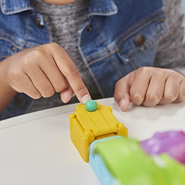 Hasbro Gaming Hungry Hungry Hippos 런처 게임(4세 이상 어린이용), 2-4인용 전자 유치원 게임