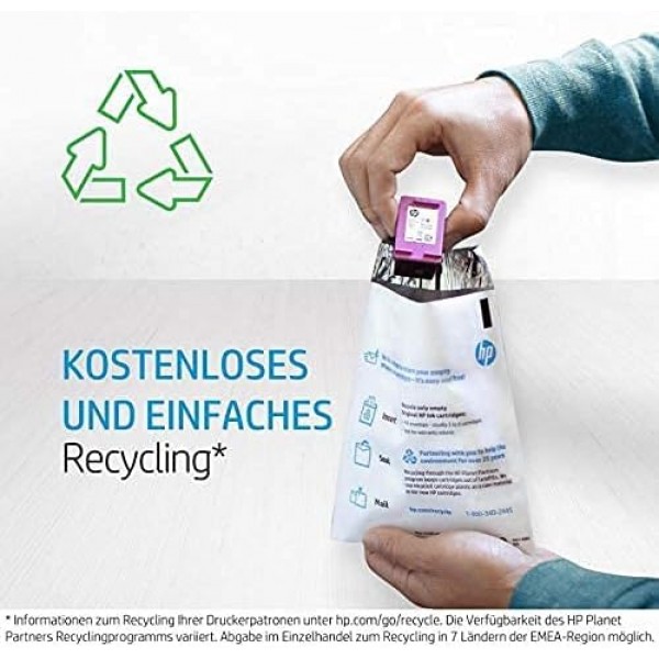 HP 데스크젯, HP 오피스젯, HPPCS용 HP C6615DE 15XL 블랙 정품 대용량 잉크 카트리지