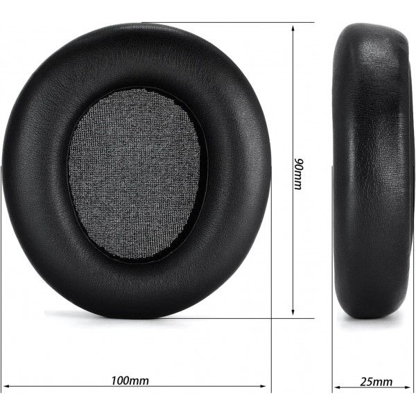 SteelSeries Arctis Nova Pro 유선/New Nova 7/New Nova 3/New Nova 1 게임용 헤드셋, 검은색 단백질 가죽 및 메모리 폼 교체용 이어컵용 Yaowanguan 이어 패드 Nova Pro 유선용 이어팁