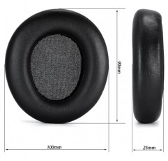 SteelSeries Arctis Nova Pro 유선/New Nova 7/New Nova 3/New Nova 1 게임용 헤드셋, 검은색 단백질 가죽 및 메모리 폼 교체용 이어컵용 Yaowanguan 이어 패드 Nova Pro 유선용 이어팁