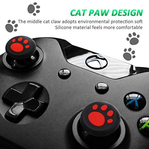 Frienda 26 조각 교체 엄지 그립 캡 커버 실리콘 빛나는 아날로그 컨트롤러 조이스틱 엄지 스틱 캡 PS5 PS4 PS3 PS2 Xbox 360 Xbox One 컨트롤러와 호환 가능