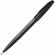 PentelArts Sign Pen S520 파이버 팁 펜, 블랙 S520A
