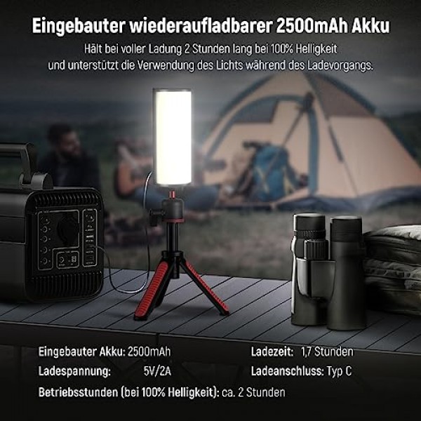 NEEWER 마그네틱 휴대용 라이트 스틱, 2500mAh 충전식 배터리가 포함된 360° 풀 RGB 미니 LED 비디오 라이트 스틱, 사진, TikTok, YouTube, Vlog, TL96RGB용 2500K-8500K 조광 가능 카메라 